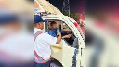Jaipur traffic conducted drive against drunk driving