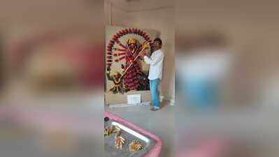 7,000 discarded pens & a 6-foot-idol: Dhubri artist reimagines devotion
