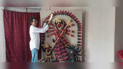 7,000 discarded pens & a 6-foot-idol: Dhubri artist reimagines devotion