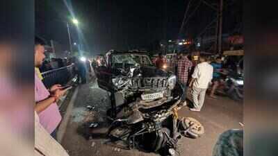 1 dead, 5 injured as speeding SUV rams multiple bikes