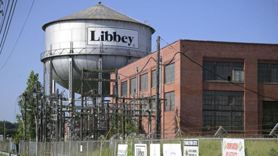 Shreveport's former Libbey Glass plant left more than 850,000 sq ft of contaminated industrial space; after cleanup, full demolition is moving ahead with about 95% of its steel, brick and concrete set for recycling