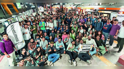 Aboard running Metro in Ahmedabad, students fix gaps in public transport