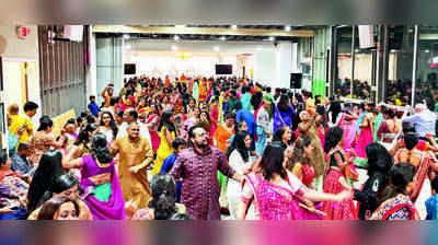 Garba circles in foreign countries turn Navratri into home