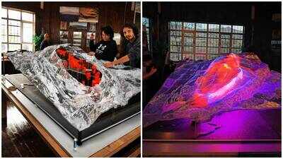 Noah’s Ark mystery: 3D-printed model of 157-metre Turkey formation created using radar data after researchers drill over 60 feet underground; geologists say it may be natural