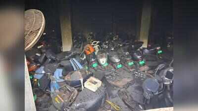 Blaze damages e-scooter service centre at Bicholim