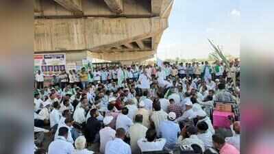 Farmers’ protest disrupts Pune-B'luru highway traffic, police advise detours