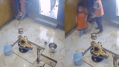 Worker held for sexually assaulting minor at temple, CCTV captures incident