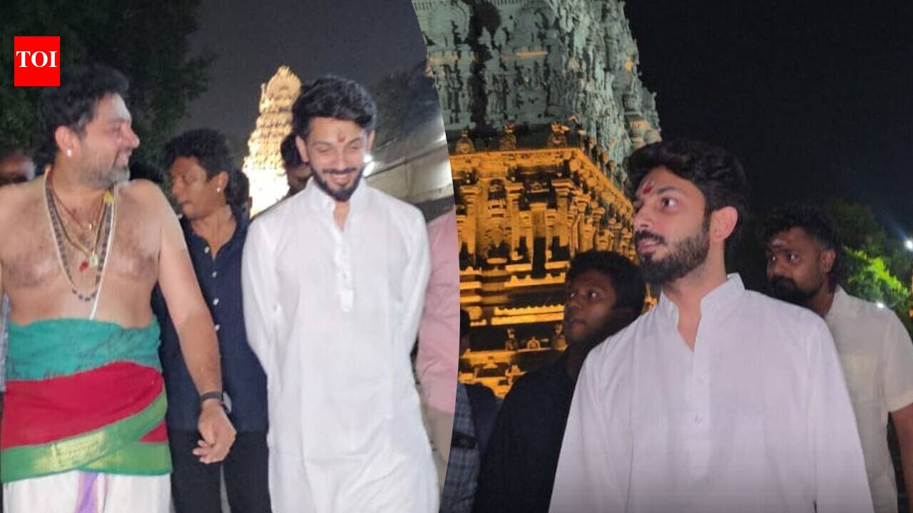 Anirudh Ravichander offers special prayers at Tiruvannamalai temple ahead of Rajinikanth’s 'Jailer 2' release