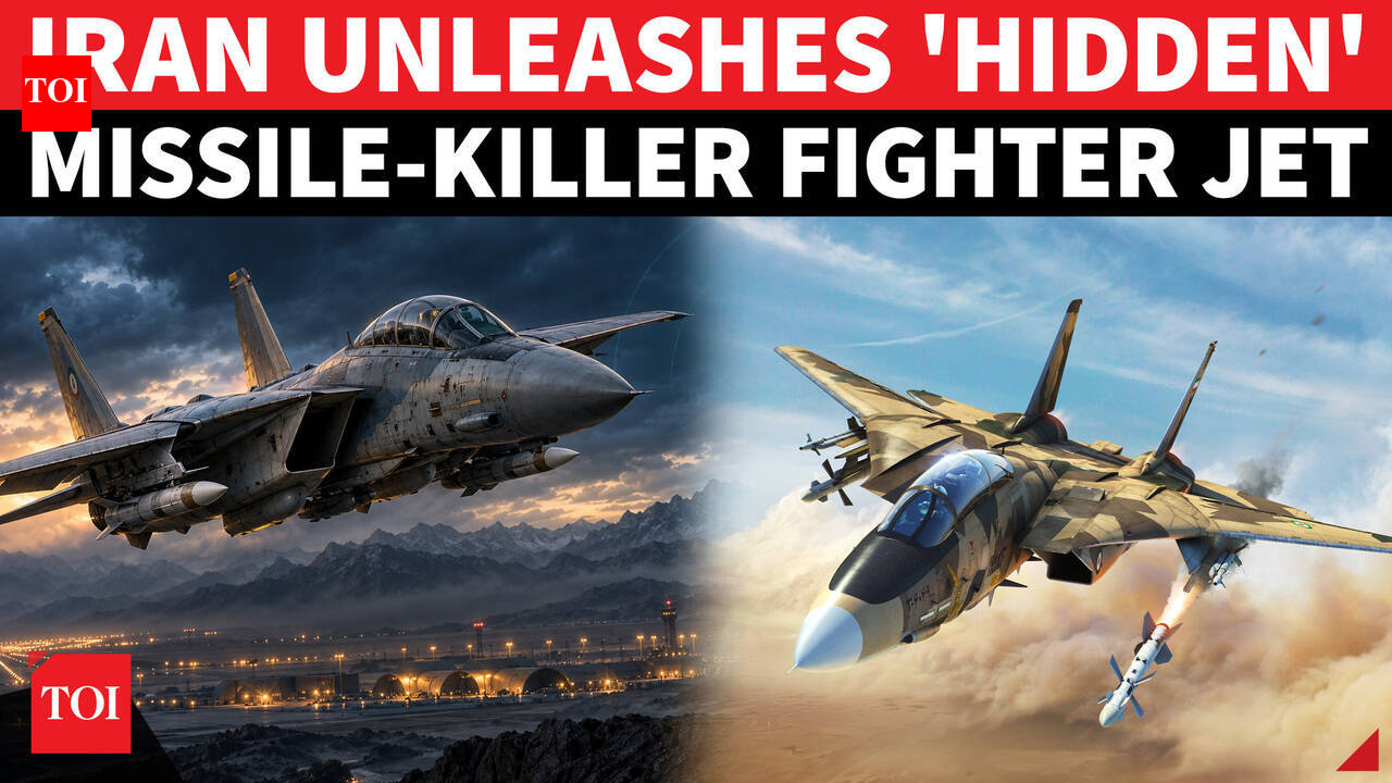 ON CAM Iran's F-14 Supersonic Fighter Jet Roars Into Action Against U.S ...