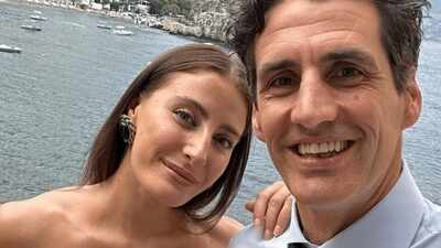 ‘Hamish & Andy’ star Andy Lee and Rebecca Harding tie the knot in an intimate wedding