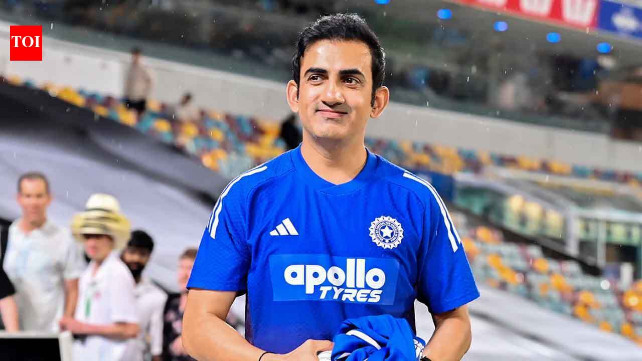 Gautam Gambhir, India head coach, celebrating his 45th birthday