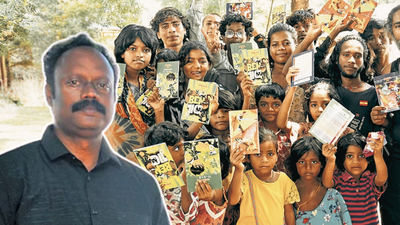 Meet Saravanan, the 44-year-old Tamil Nadu teacher who carries a box of books on his scooter to children in tribal settlements after the National Book Trust gave him 250 books worth ₹10,000