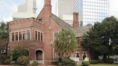 A Houston mansion built in the 1890s and expanded into a 36-room Tudor-style home in 1926 has been sold to a new owner; preservationists warn that it has no landmark protection and its future remains uncertain