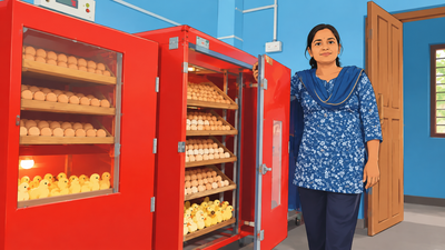 In 2023, South Andaman’s Rajeshwari had just five backyard birds and no scientific poultry experience; today her expanded unit produces about 2,000 chicks a month and an estimated ₹1.91 lakh monthly net profit
