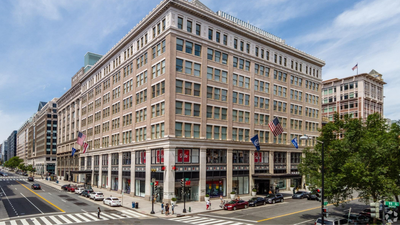 Washington building once occupied by the FBI is handed to a court-appointed receiver after months of missed payments on a $221.6 million loan