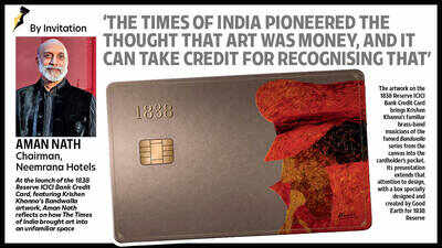 #ByInvitation: ‘The Times of India pioneered the thought that art was money, and it can take credit for recognising that’