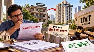 He bought a home, gave it for redevelopment years later and sold new flat for Rs 1.95 crore within 8 days; taxman denied LTCG exemption and added Rs 80.14 lakh, but ITAT grants relief