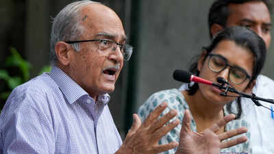 'We all want regime change, anything wrong?' Bhushan attacks government; BJP hits back