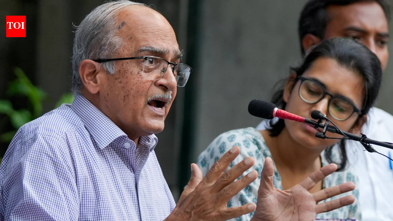 'We all want regime change, anything wrong?' Bhushan attacks govt; BJP hits back