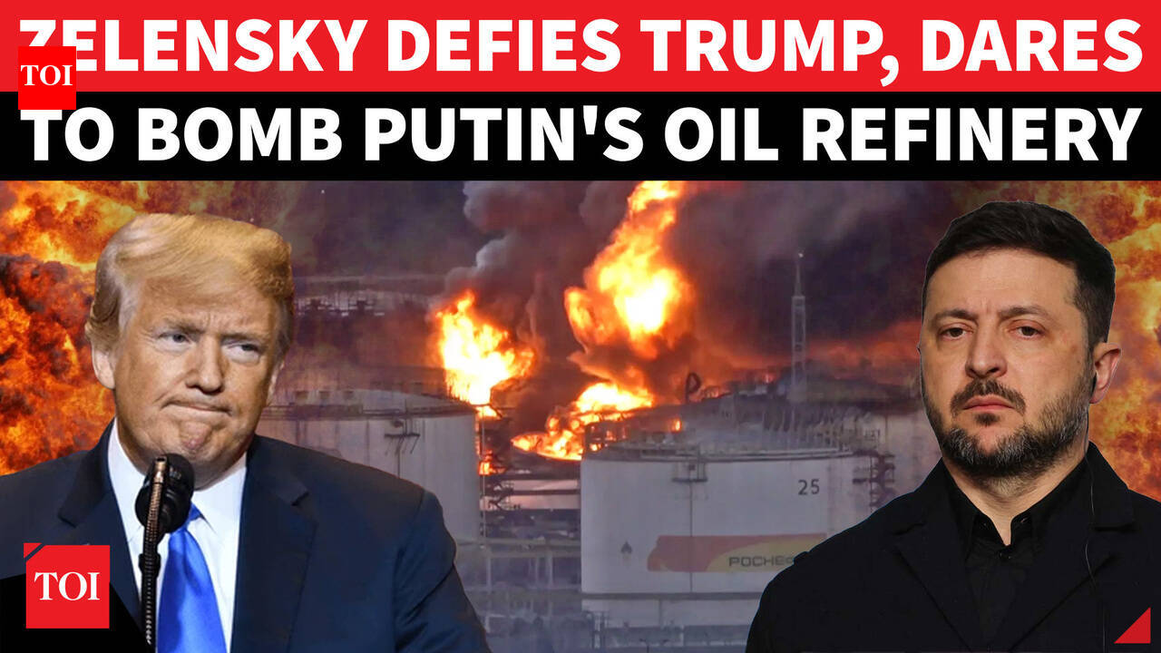 Zelensky IGNORES Trump’s Order, HITS Russian Oil Refinery In MASSIVE ...