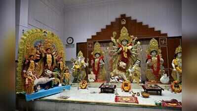 Jaipur pujas blend dhaak, bhog with eco-friendly pandals