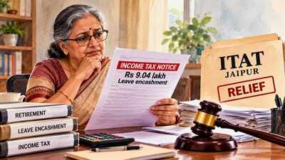 She received Rs 9.04 lakh leave encashment on retiring from LIC; taxman allowed only Rs 3 lakh exemption, but ITAT Jaipur grants relief even after  1,277-day appeal delay