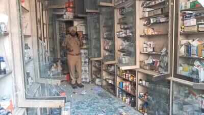 Medicine store vandalised after customer’s death