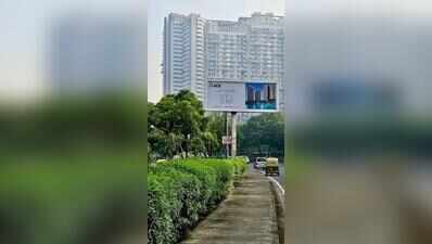 Mature neem trees cut to clear ad pole view, say residents of Noida Sector 100