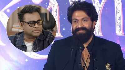 Yash shares his excitement working with AR Rahman in 'Ramayana,' says, ‘Used to dance to AR Rahman’s songs when we were young'