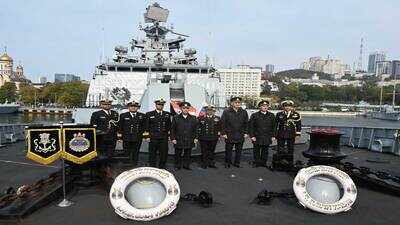 India and Russia begin naval wargame INDRA  in Russian waters