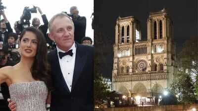 Salma Hayek’s billionaire husband backed Notre-Dame with a €100 million pledge after the 2019 fire; restoration efforts brought the 860 year old historic Paris landmark back in 2024