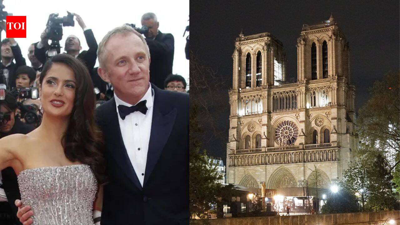 Salma Hayek’s billionaire husband donated €100 million amid 2019 Notre-Dame fire