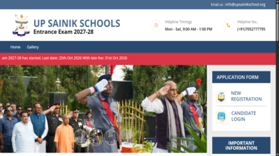 UP Sainik School entrance exam 2027-28: Registration begins for Classes 6 and 9; direct link to apply here