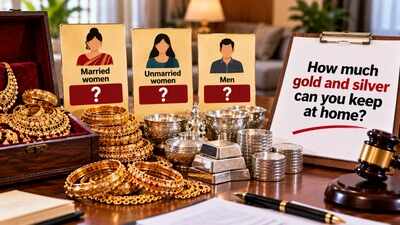 How much gold and silver can you keep at home without tax trouble? 500g for married women, 250g for unmarried women and 100g for men and why they are not tax-free limits