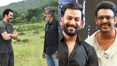 ‘Didn’t want to awaken the Kumbha within you’: SS Rajamouli’s birthday wish for Prithviraj Sukumaran teases his ‘Varanasi’ character. Prabhas sends ‘lots of love and good times’