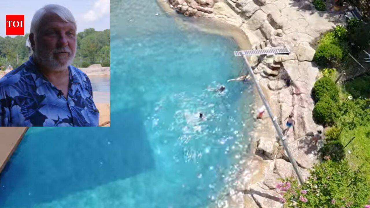 Tennessee man’s backyard pool grows into a 500,000-gallon water playground