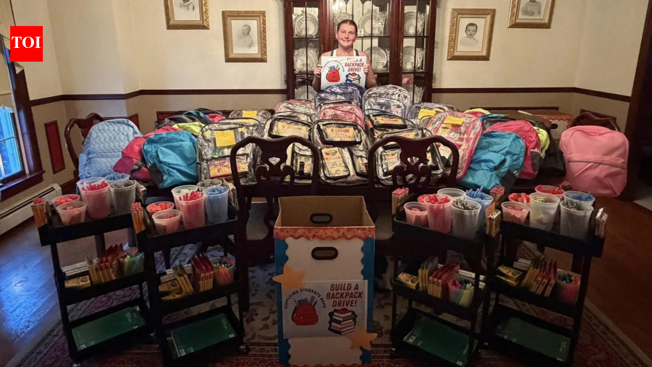 16-year-old collected 60 backpacks for 7 schools, then created 4 ‘Kindness Karts’
