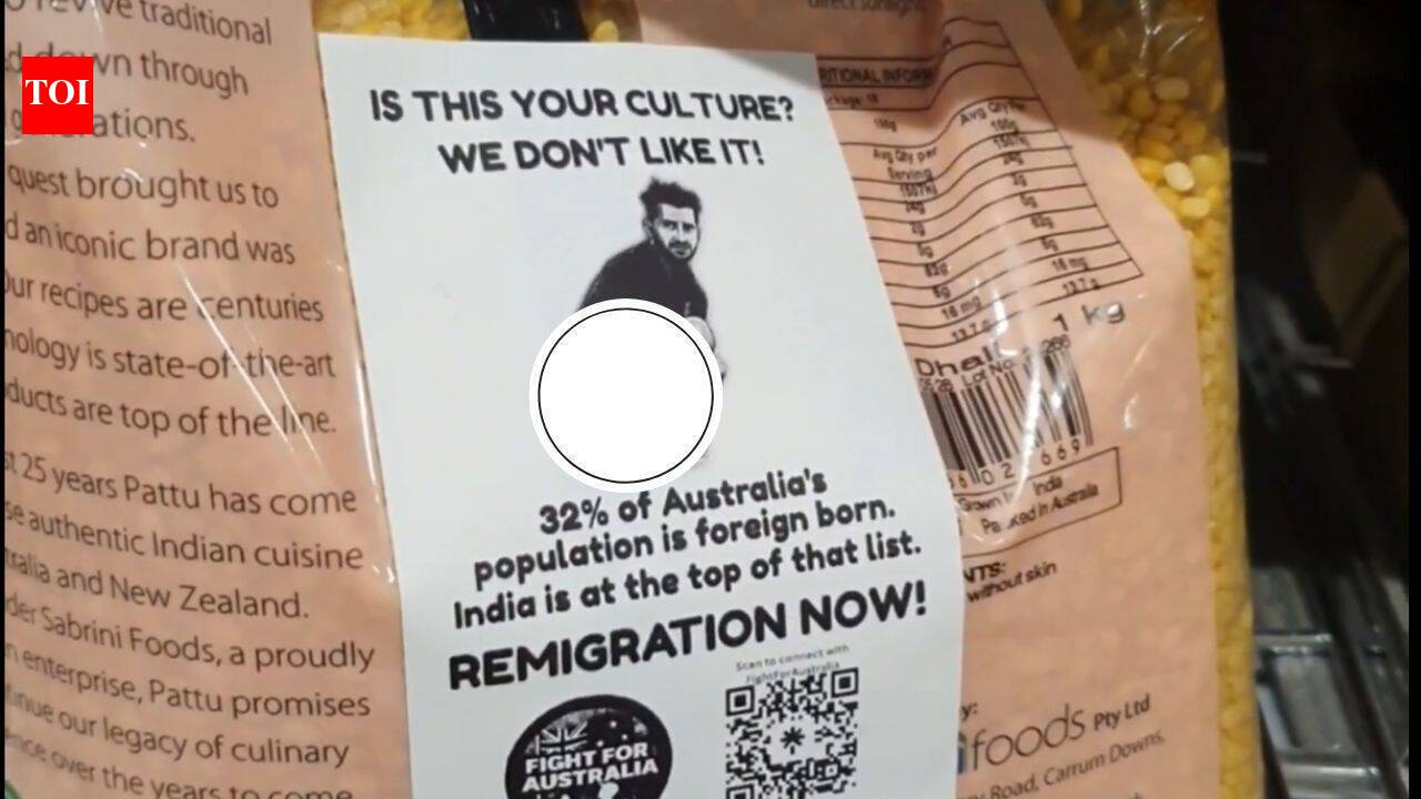 ‘Racism isn’t welcome’: Australian MP condemns anti-Indian stickers with ‘Remigration now’ message
