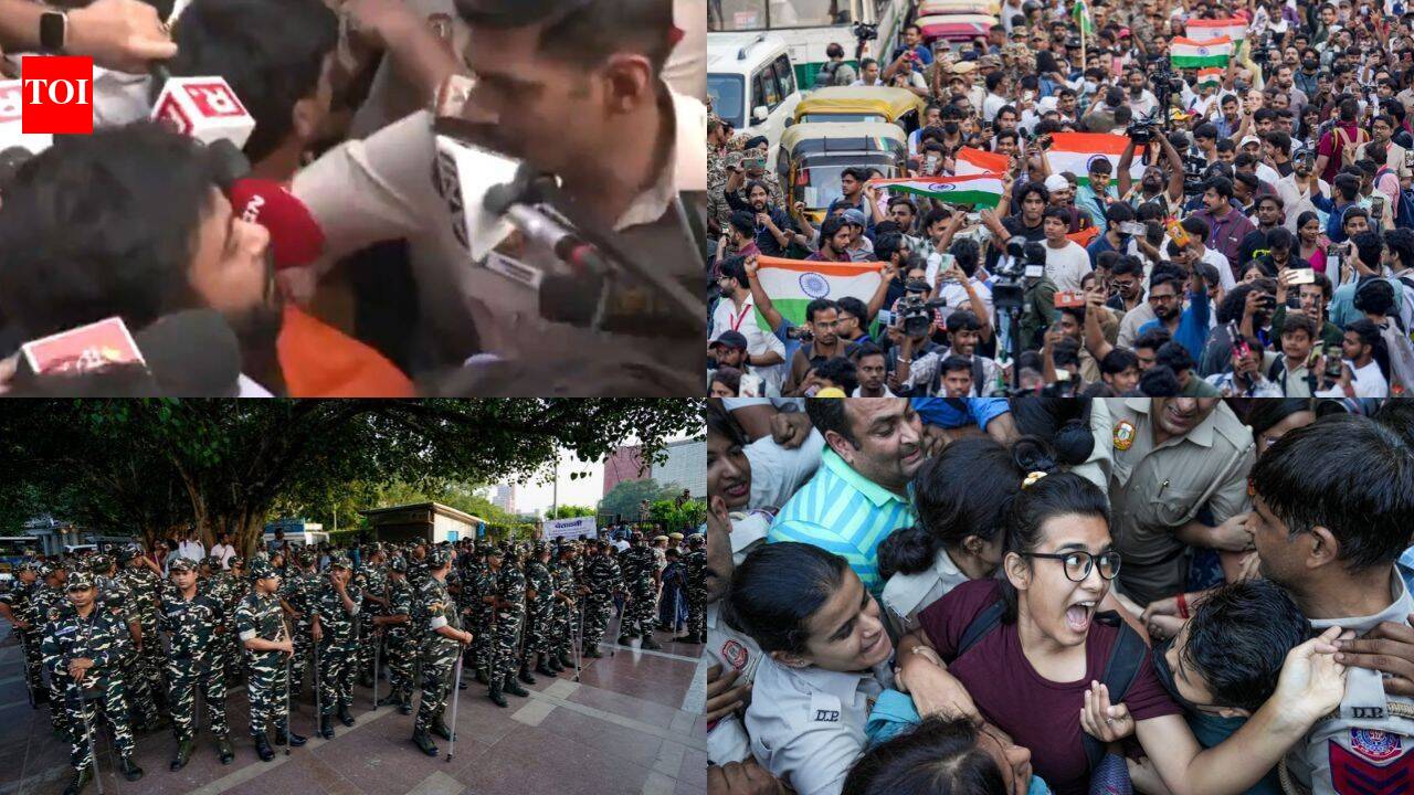6,000 cops, 2 notices, Dipke among 150 detained: How unrest unfolded in central Delhi