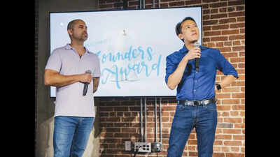 In 2001, Ben Chestnut and Dan Kurzius built Mailchimp as a side project inside their Atlanta web-design agency and took no outside funding; 20 years later Intuit acquired the company for about $12 billion