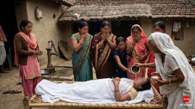 ‘Dead’ woman starts coughing as family pours tulsi water before last rites