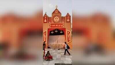 3D pandal, special rituals await devotees at Mahavir Mandir