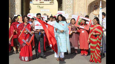 Erstwhile royal Gauravi Kumari flags off Walk 4 Dyslexia