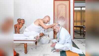 Amit Shah visits Jain derasars, offers prayers at Rupal temple