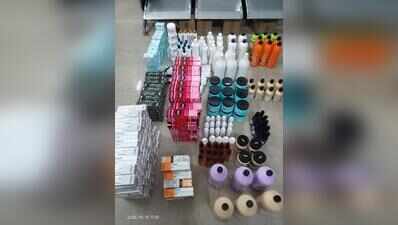 Fake beauty products with ₹6.9L face value seized from two shops; owners arrested