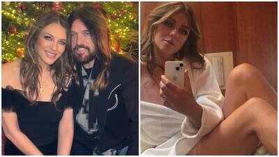 Billy Ray Cyrus, 65, and Elizabeth Hurley, 61, engaged after over a year of dating; actress spotted wearing a large diamond ring, country singer set to marry for the fourth time