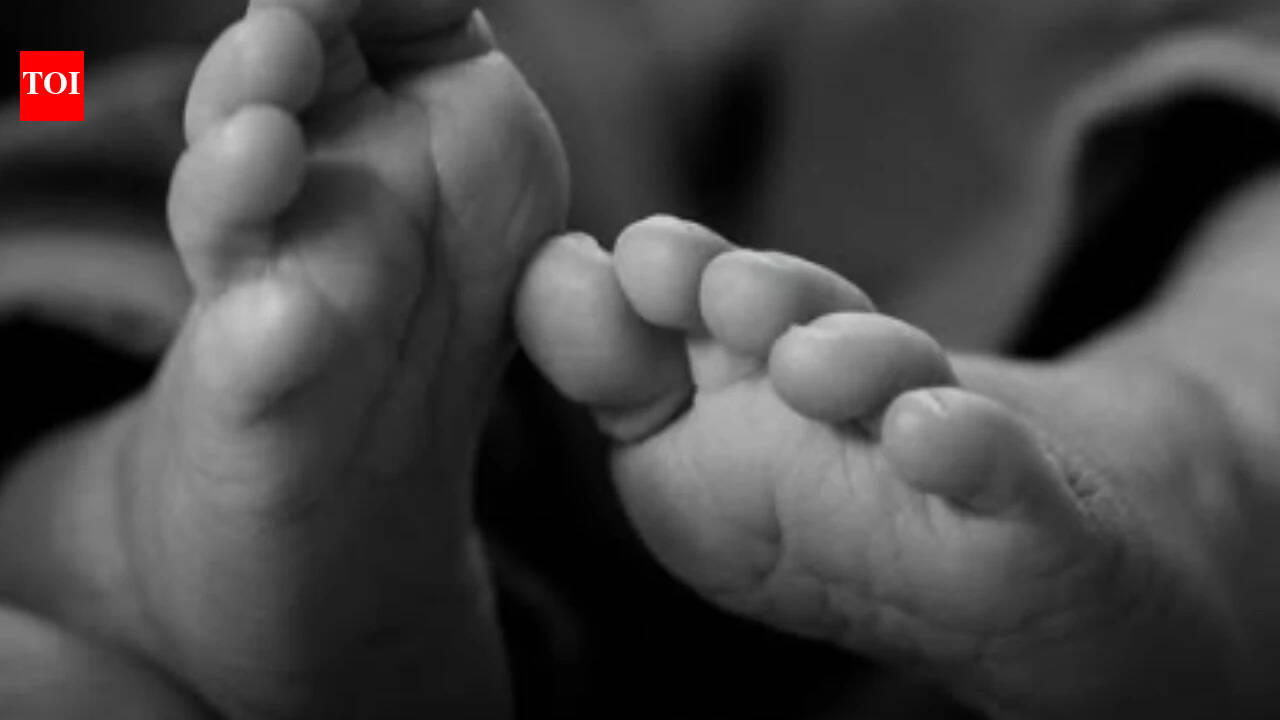 Police investigation at the Madhya Pradesh construction site where the two-year-old girl was abducted and buried in a sand heap