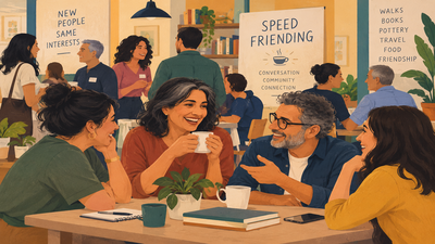 What is organized friendship, and why is it catching on with people above 40