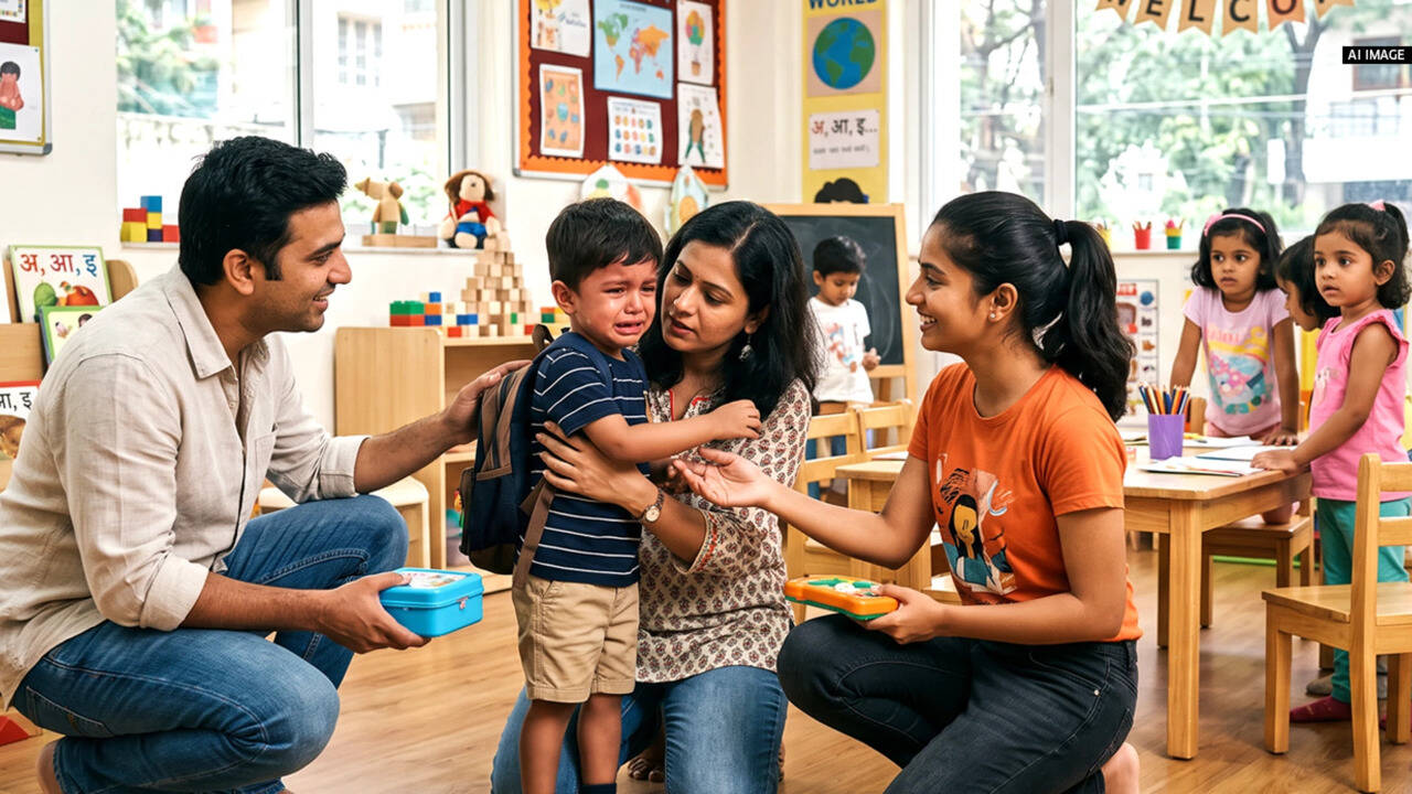 Preschools ease separation anxiety as young learners transition to ...