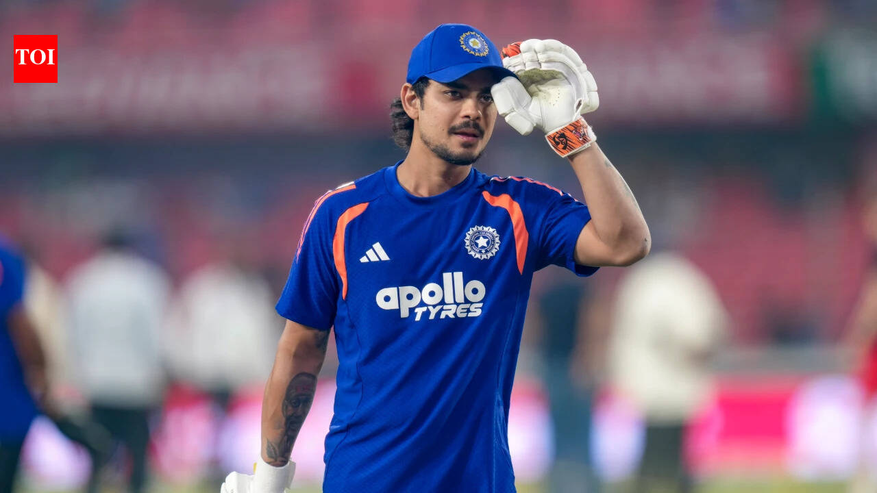 Ishan Kishan during India's T20I series against West Indies